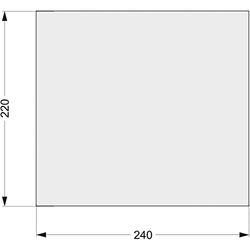 Tatonka Telo da pavimento Tyvek III per adulti, unisex, 180 x 220 cm, 180 x 220 cm, colore: bianco