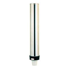Tubo Dispenser Bicchiere 100-740 Ml. 11X61,5 Cm Cromato Acciaio Inox - 1 Unità