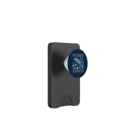 SUNSET BEACH FL DOLPHIN LOVER COLORFUL BEACH SOUVENIR PopSockets PopWallet for MagSafe