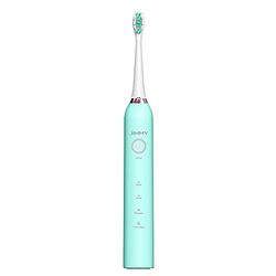 JIMMY T6 Spazzolino elettrico sonico IPX7, con 4 modalità di uso, testina di ricambio e funzione skincare con testina specifica per viso