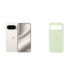 Google Pixel 10 Pro - Unlocked Android Smartphone with Gemini, Triple Rear Camera System, 24+ Hour Battery and 6.3" Super Actua Display - Porcelain, 256GB+Case