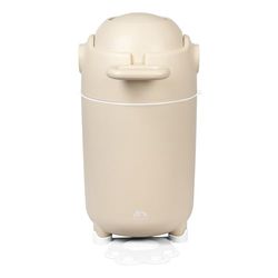 Bebeconfort Odour Control Diaper Bin Storlek M, Anti Odour-lock, Kompatibel med Alla Blöjpåsar, Rymmer Upp Till 20 Blöjor, Enhandsanvändning, Praktiskt Storlek för Förvaring, Enkel att Rengöra, Sand