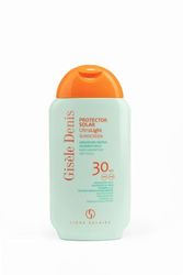 GISÉLE DENIS - Ultralight Sunscreen, 200 ml, SPF 30 Protection, Sun Cream, Skin Care, Immediate Absorption and Dry Finish, Idrates Skin, Water Resistant, for Daily Use