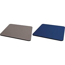 Fellowes 29702 Alfombrilla Estándar para Ratón, 22.9 X 20.3 X 0.5 Cm, Color Gris + 29700 Alfombrilla de ratón, Azul