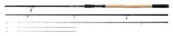 Shakespeare Canna Superteam SFX Plus Feeder - Azioni del blank dedicate per la pesca a distanza, impugnatura in EVA/sughero, guide "Distance" sovradimensionate, dettagli in carbonio 11.6ft, 60g