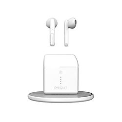 Ryght Nemesis + - Auricolari TrueWireless Touch e connessione Automatica, con Ricarica a induzione (Caricatore a induzione Incluso), Colore: Bianco