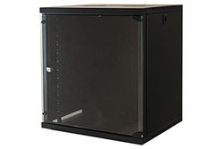 LINK LK1912UN Armadio Rack 19" 12 Unità da Muro per Reti 620 X 540 X 450 mm, Nero