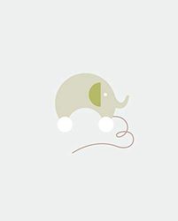 Komar Wandbild Von Baby Happy | Poster, Bild, Wohnzimmer, Schlafzimmer, Dekoration, Kunstdruck | ohne Rahmen | P108-40x50 fotomural, Braun, Weiß, Grau, 40L x 30B cm