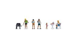 Noch® Kit de Figurines H0 en Plastique pour Le modélisme et Les dioramas pour Le Bricolage ou Le Bricolage