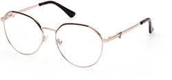 Guess GU2866 Gafas, Pale Gold, 55/16/140 para Mujer