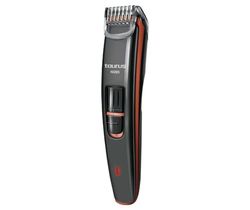 Taurus Hades - Tondeuse Barbe, Régulateur de Peigne de Guidage 1-8 mm, Différents Niveaux de Coupe, Lames en Acier Inoxydable, 50 min d'Autonomie, Témoin de Charge, Gris