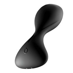 Satisfyer, plug anale Bluetooth, Satisfyer 'Trendsetter Connect App', con app, in silicone, impermeabile, colore:nero
