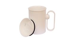 SAH handSteady Drinking Cup for Elderly non-spill, Drinking Cup for Tremor, Parkinson’s, Arthritic Hands, Cup with Handles & Anti-Spill Lids