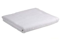 Tapis de Bain Blanc, 60 x 60 cm, Design élégant, matériau antidérapant et Doux au Toucher, idéal pour l'intérieur.