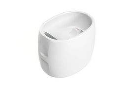 OKBABY Unica - Baignoire 0-4 ans à double usage, thermomètre intégré et support ergonomique - Baignoire et mini-piscine pour enfants - Blanc