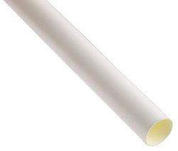 RS PRO Tubo termorretráctil de poliolefina con revestimiento adhesivo, color blanco, diámetro de 9,5 mm, tasa de contracción 3:1, longitud 1,2 m