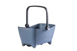 Basil Buddy MIK Panier de vélo pour Chien - 32 l, Bleu, Robuste, avec système MIK verrouillable et Plaque de Transport MIK, Parfait pour Le Transport sûr des Chiens