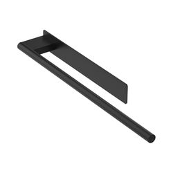 Ibergrif M34453B Toalleros Adhesivo 39CM Toallero para Baño Toalleros Barra Sin Taladro, Acero Inoxidable, Negro