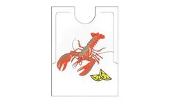 Garcia de pou Bavoirs Homard Pour Adulte 38,3X48 Cm Blanc Pehd - 500 unités