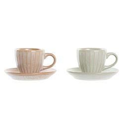 DKD Home Decor Ensemble de Tasses à café, Standard