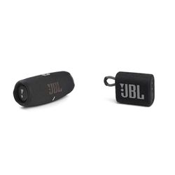 JBL Charge 5 Speaker Bluetooth Portatile, Cassa Altoparlante Wireless & GO 3 Speaker Bluetooth Portatile, Cassa Altoparlante Wireless con Design Compatto