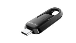 SanDisk 256GB Ultra Slider USB Type-C Flash Drive, USB 3.2 Gen 1 Performance with a rectractable Connector, up to 400 MB/s, Black