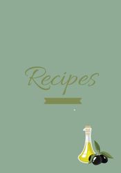 Recipes: Blank Recipe Book | Fill In Your Favorite Recipes In This Empty Cookbook