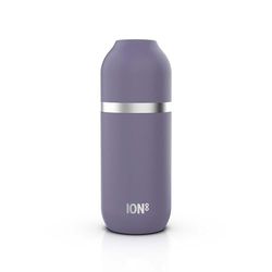ION8 Botella Aislada al Vacío ThermoShield para Bebidas Calientes o Frías, Gran Taza Aislada, Capacidad de 2 Tazas, Tapa Magnética y Base Suave - Elegante y Ecológica, Limón