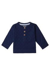 Noppies Baby-Boys Tee Bradley T-shirt met lange mouwen, Peacoat - P590, 74 cm