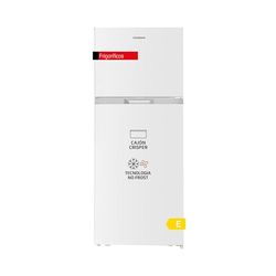 Corberó - Frigorífico 2 Puertas | CF2PH178024NFW | 415L | No Frost | Luz LED | Fresh Box | Crisper | Balcones Ajustables | Estantes de Cristal | 41 Db | Blanco/Inox