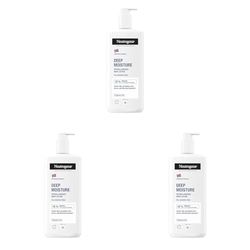 Neutrogena Norwegian Formula Deep Moisture Body Lotion Dry and Sensitive Skin, 400 ml (Pack of 3)