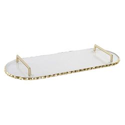 Centro per tavolo DKD Home Decor Metallo Cristallo (51 x 19 x 4 cm)