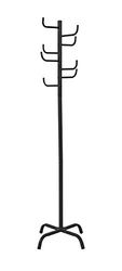 King Collection King Home a1007615 Porte-Manteau en Acier Verni, Noir, 50 x 50 x 175h