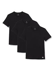 Adidas Sports Underwea Män Multipack Crew Neck T (3-pack) Baselayerskjorta, svart, M