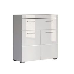 Trendteam Armário de casa de banho, contraplacado, branco