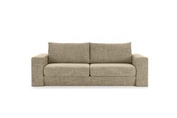 LOOKS BY WOLFGANG JOOP Looks V-2 Canapé Design avec tabourets et étagère, canapé 2 Places, canapé Fonctionnel, Beige/Marron, Largeur d'assise 200 cm