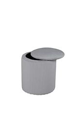 Venture Home 15568-995 Limpen Pouf Polyester Gris