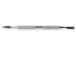 Gima - Excavator, for Nails and Cuticle, Double Head, 2 Different Use, Non-Slip Grip, Made of Stainless Steel, Lenght 13 cm