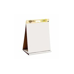 Post-it Super Sticky Meeting Charts, verpakking van 1 blok, met 20 vellen, 50,8 x 58,4 cm, kleur: wit - zelfklevend flipchartpapier voor brainstormings overal