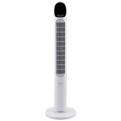 ARDES | AR5T1000 zuilventilator, hoogte toren, 100 cm, automatische oscillatie met afstandsbediening en digitaal bedieningspaneel met 3 intensiteiten en timer, torenventilator, wit