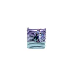 DISNEY - Set di 15 elastici fantasia - FROZEN - ELSA & ANNA - Capelli fini - Prodotto ufficiale Disney