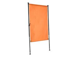 Angerer Balkonscherm standaard 150 cm Uni oranje PE