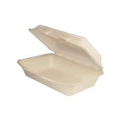 50 st - Skal 'L' Bionic' 1 l 16X24X7,5 Cm Naturlig Bagasse