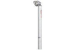 Massi – SILLIN Carb. Massiv silver sadelstöd 31,6 x 350