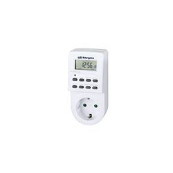 Orbegozo PG 20 Digital Electrical Programming Unit with LCD Display, Programmable Operation Timer, White