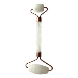 VIE Crystal Face Roller, Clear Quartz