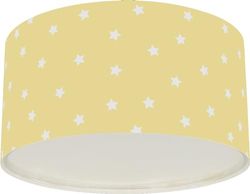 Dalber Lampada da soffitto plafoniera per bambini Star Light Stelle Giallo