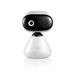 Motorola Nursery PIP1000 Babyfoon met Camera - Baby Camera met App Besturing - Baby Monitor - Nachtvisie, Digitale Zoom, Slaapliedjes en Twee-Weg Communicatie - Wandmontage - Wit