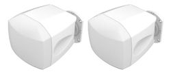 Audibax Java 4 TW - Passive Wall Mount Speakers (Pair) - for Indoor and Outdoor - Colour: White