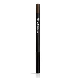 SALERM - Lápis de olhos - Matic precisão Eyeliner - cor castanha - Pigmentação intensa - longa duração - Fórmula cremosa - Fácil aplicação - Regulação da Mina - Apontador incluído